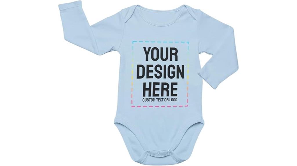 personalized baby bodysuit