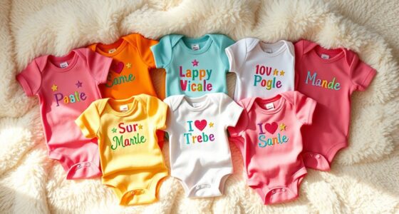 personalized baby bodysuits gifts