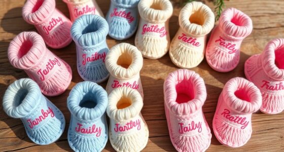 personalized baby bootie gifts
