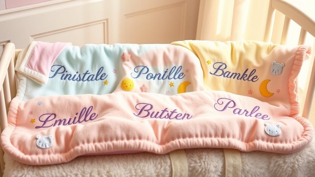 personalized baby comforter gifts