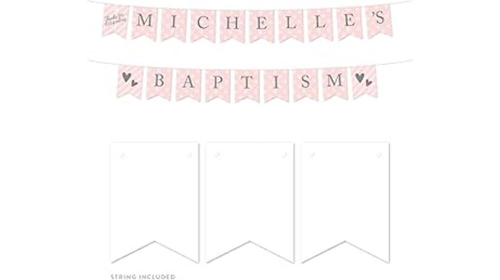 personalized baby girl banner