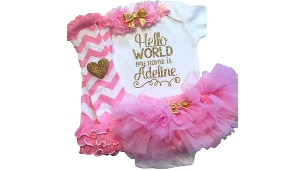 personalized baby girl outfit