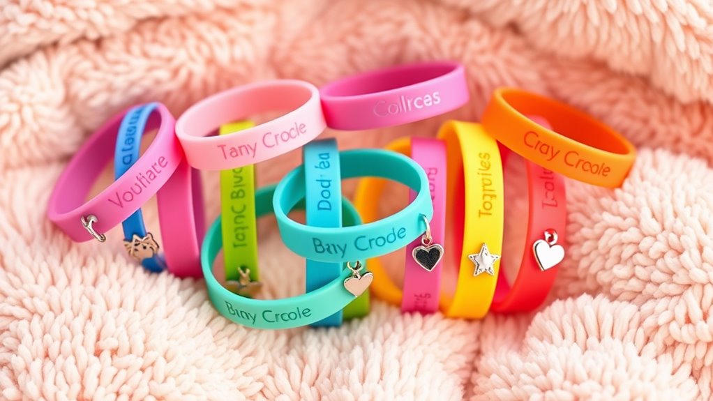 personalized baby id bracelets