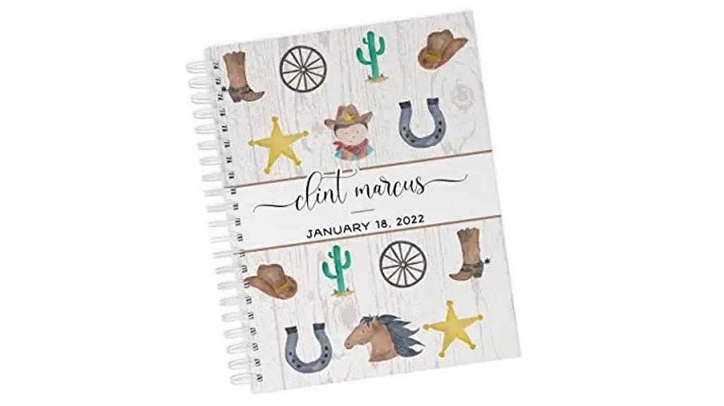 personalized baby memory book