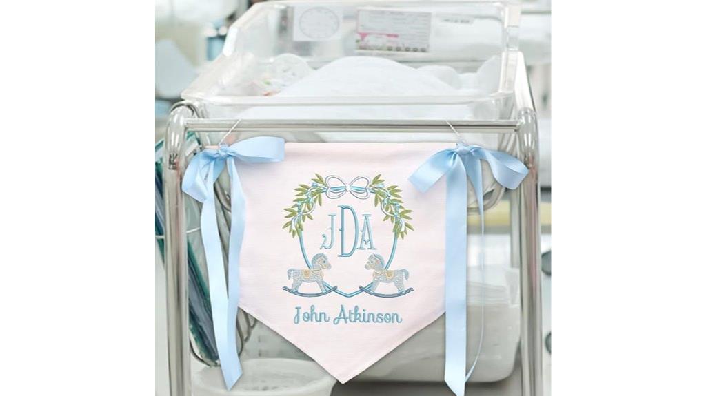 personalized baby name banner