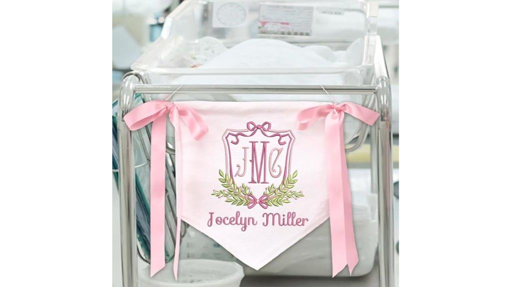 personalized baby name banner