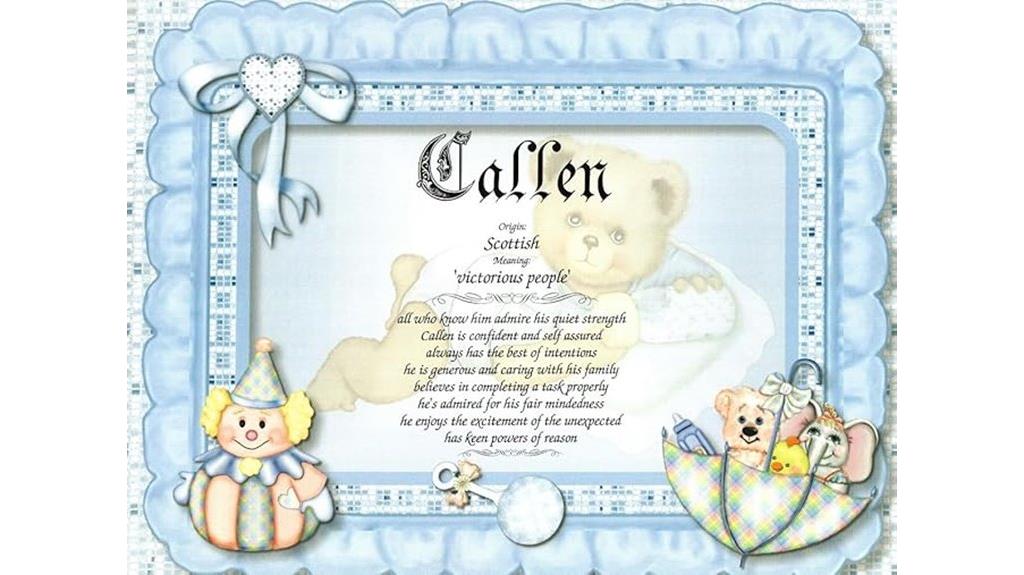 personalized baby name print