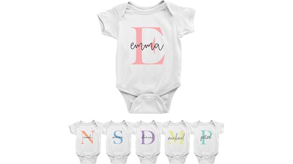 personalized baby onesie name