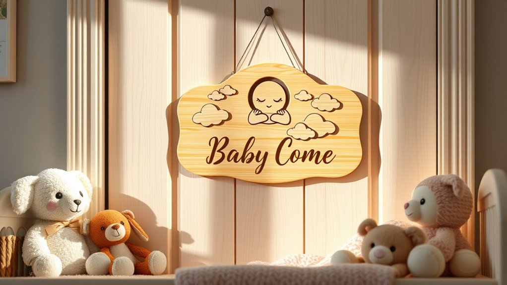 personalized baby room signs