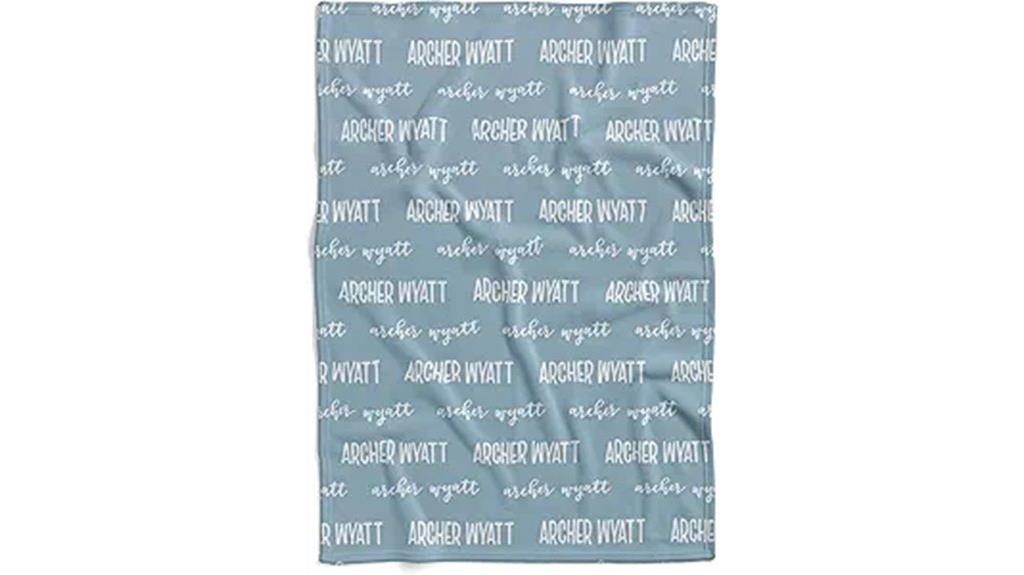 personalized baby swaddle