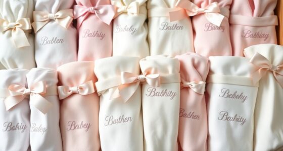 personalized baby swaddle sets