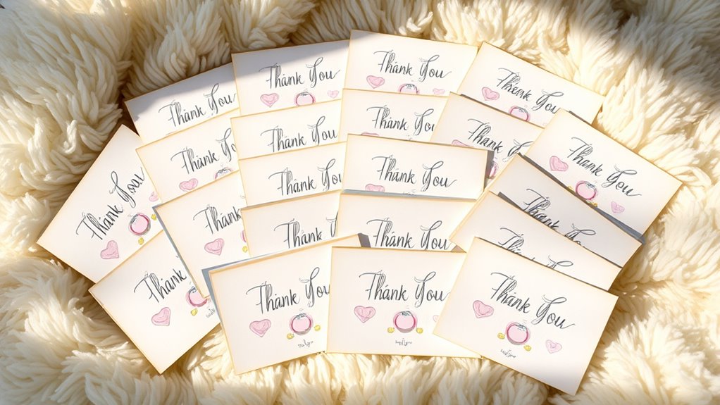 personalized baby thank you cards