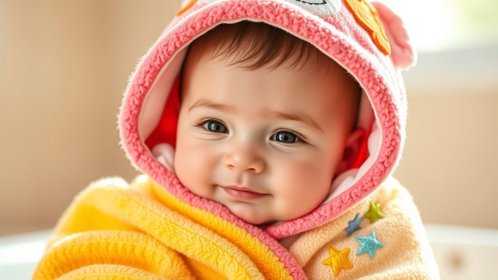 personalized baby towel collection