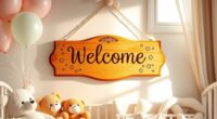 personalized baby welcome signs