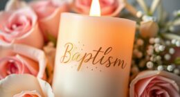 personalized baptism candle gifts