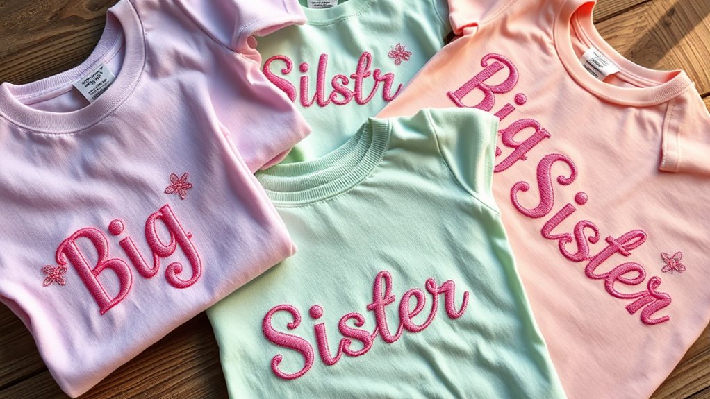 personalized big sister shirts