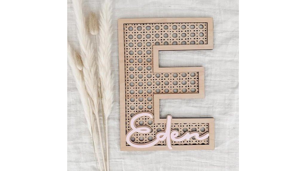 personalized boho wood sign