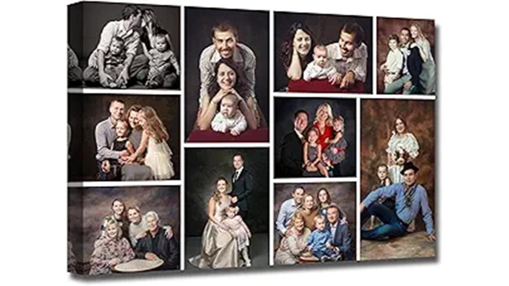 personalized canvas photo collage