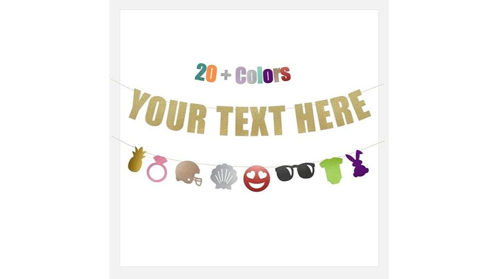 personalized celebration party banner