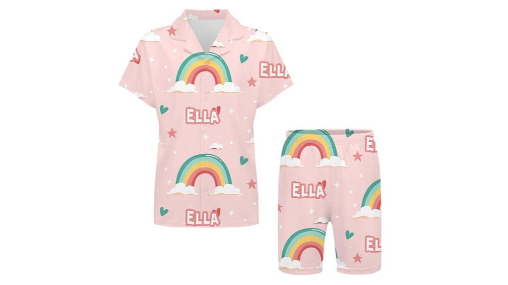 personalized children s pajama set