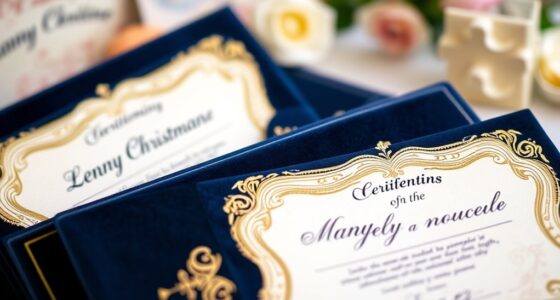 personalized christening certificate holders