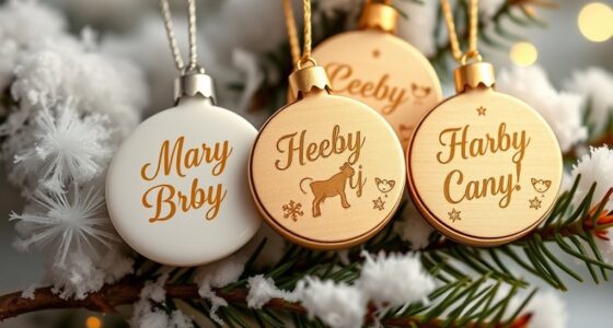 personalized christmas ornament list
