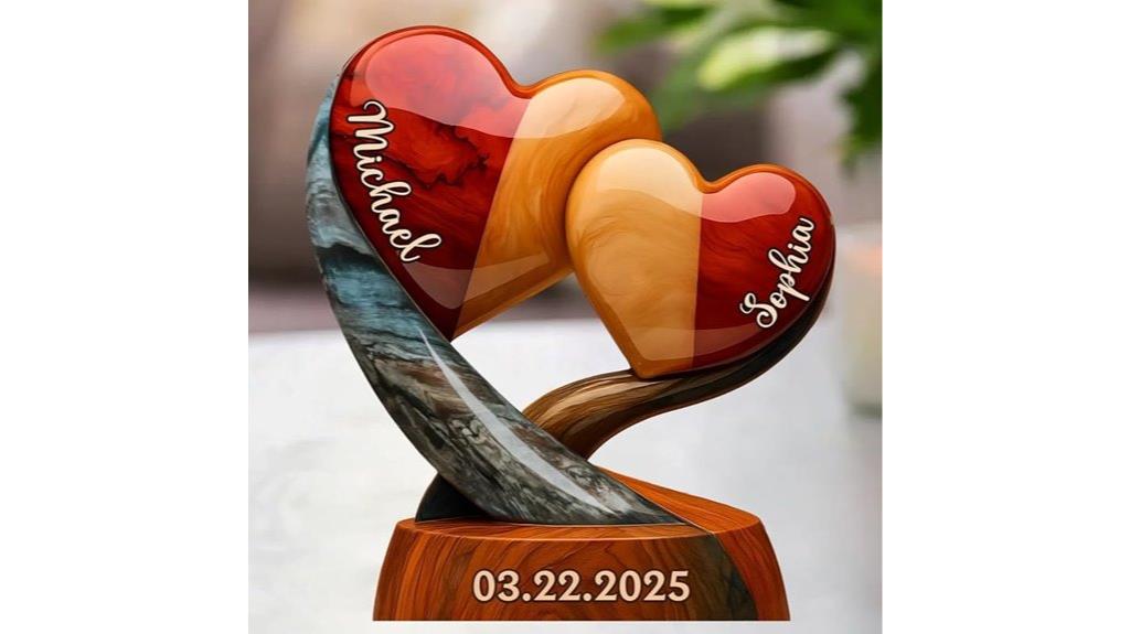 personalized couple acrylic plaque