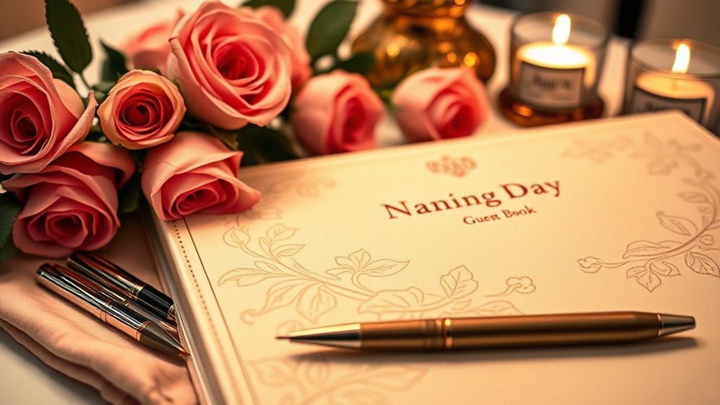 personalized durable guest book
