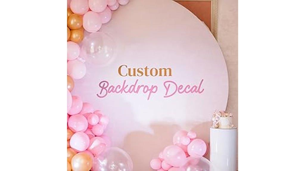 personalized event backdrop vinyl