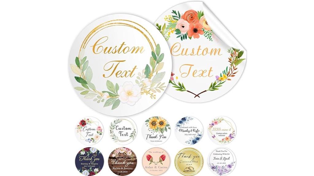 personalized event stickers