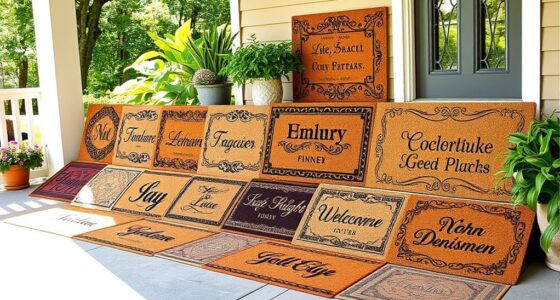 personalized family doormat ideas