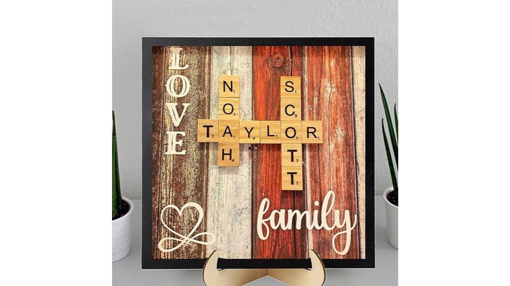 personalized family name board