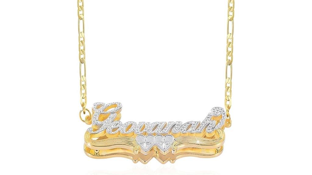 personalized gold name necklace
