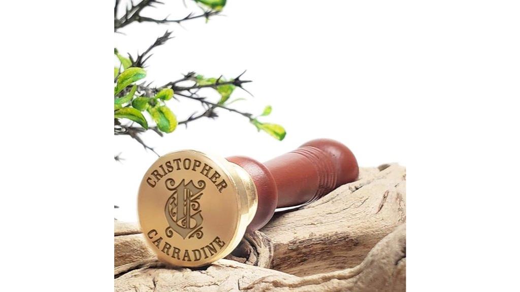 personalized handcrafted wax seal
