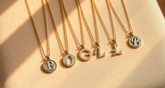 personalized initial necklace ideas