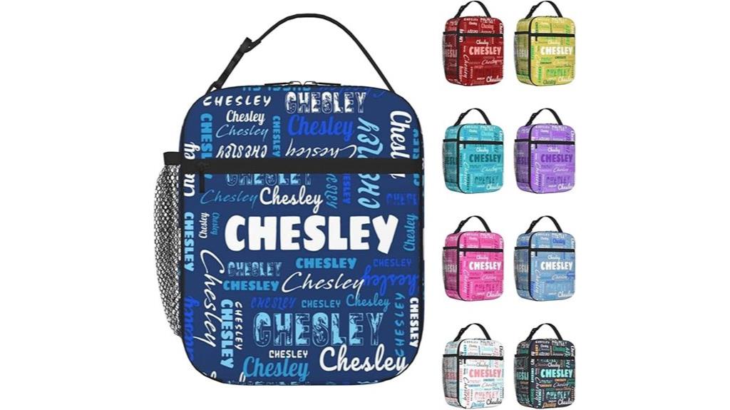 personalized insulated lunch bag