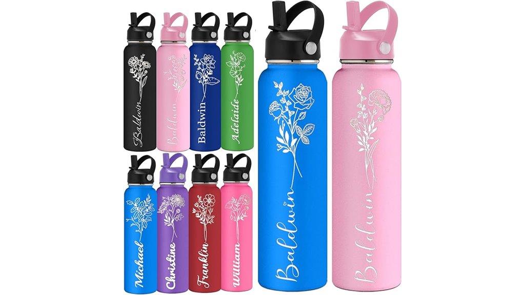 personalized insulated stainless bottles