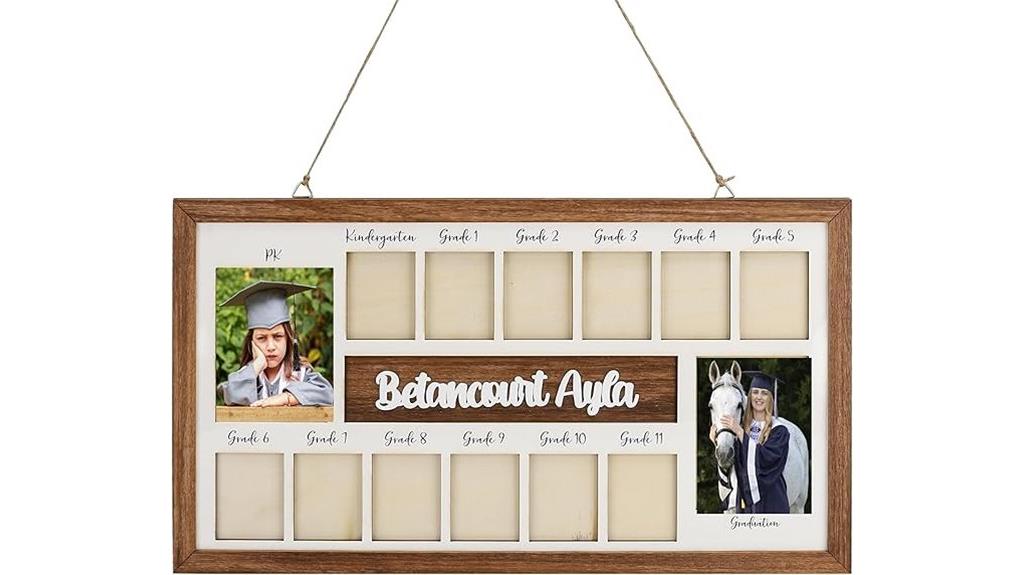 personalized k 12 photo frame