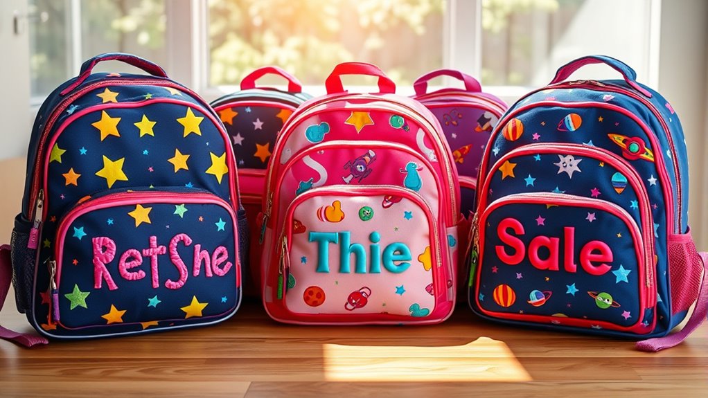 personalized kids backpack picks