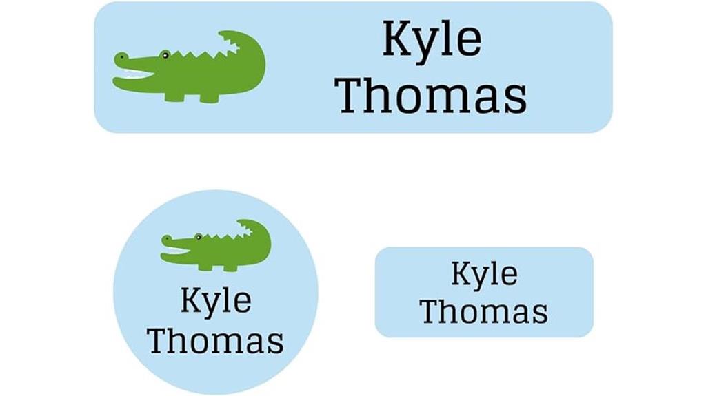 personalized kids name labels