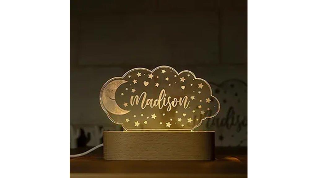 personalized kids night light