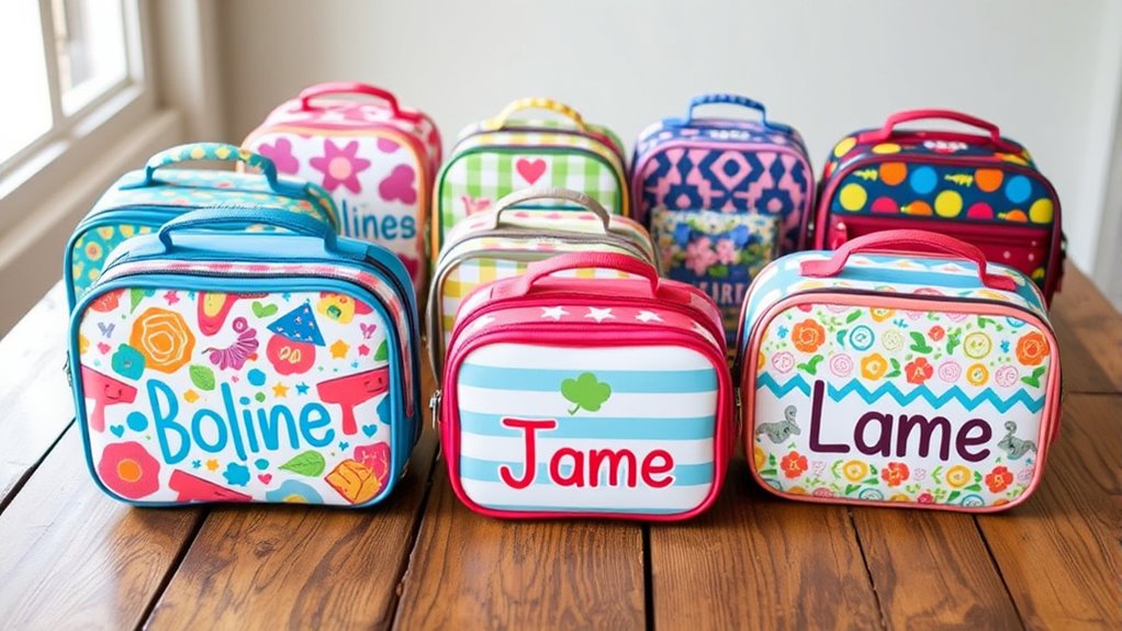 personalized lunch box options