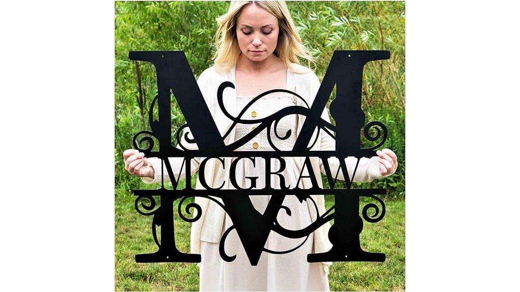 personalized metal wall art