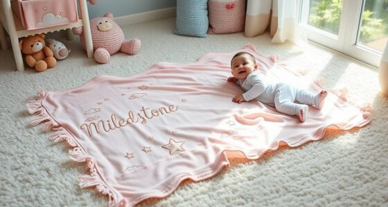 personalized milestone blanket gifts
