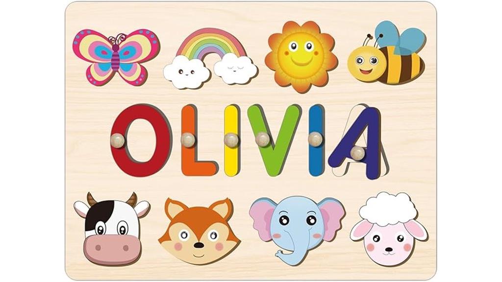 personalized montessori wooden puzzles