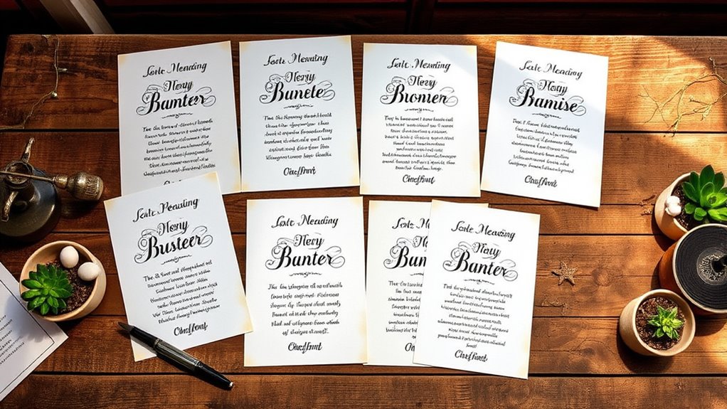 personalized name meaning prints