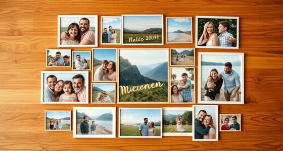 personalized name photo collages