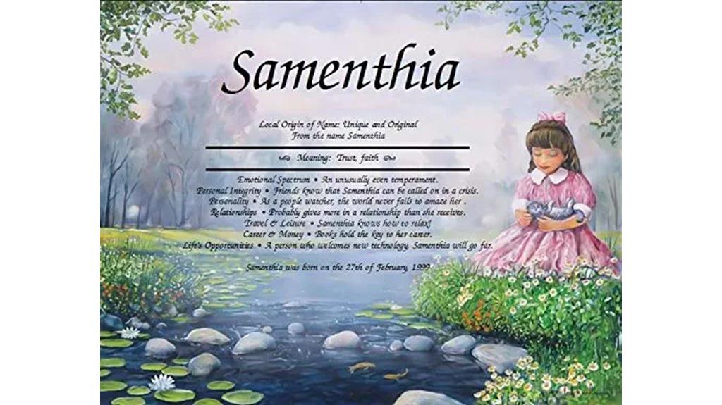 personalized name wall art