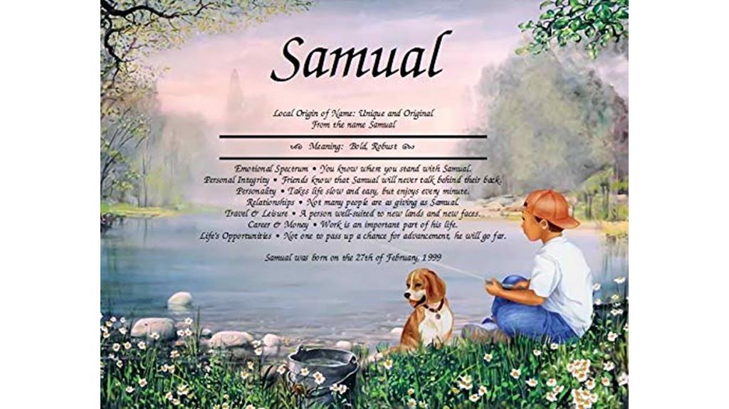 personalized name wall art