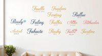 personalized name wall decals